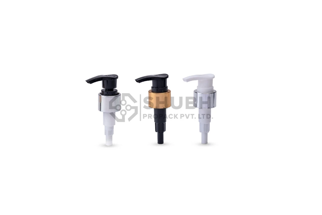 On-Off Metalised Lotion Pump