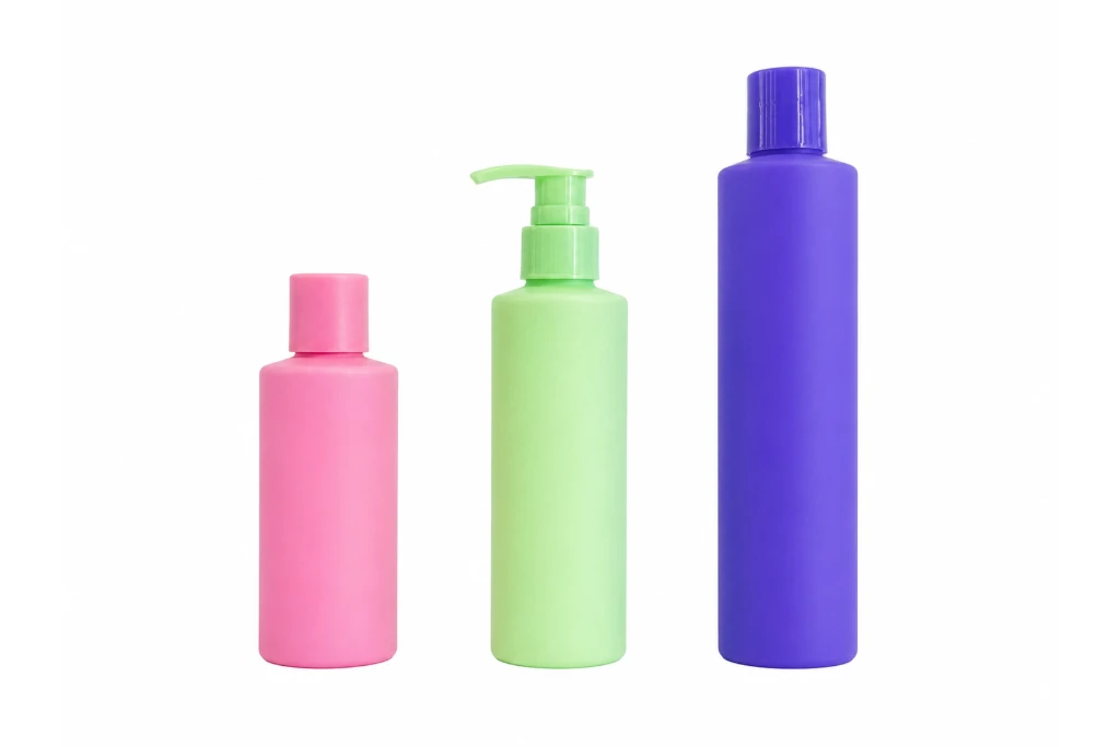 Premium Soft touch Cylinder HDPE Bottle