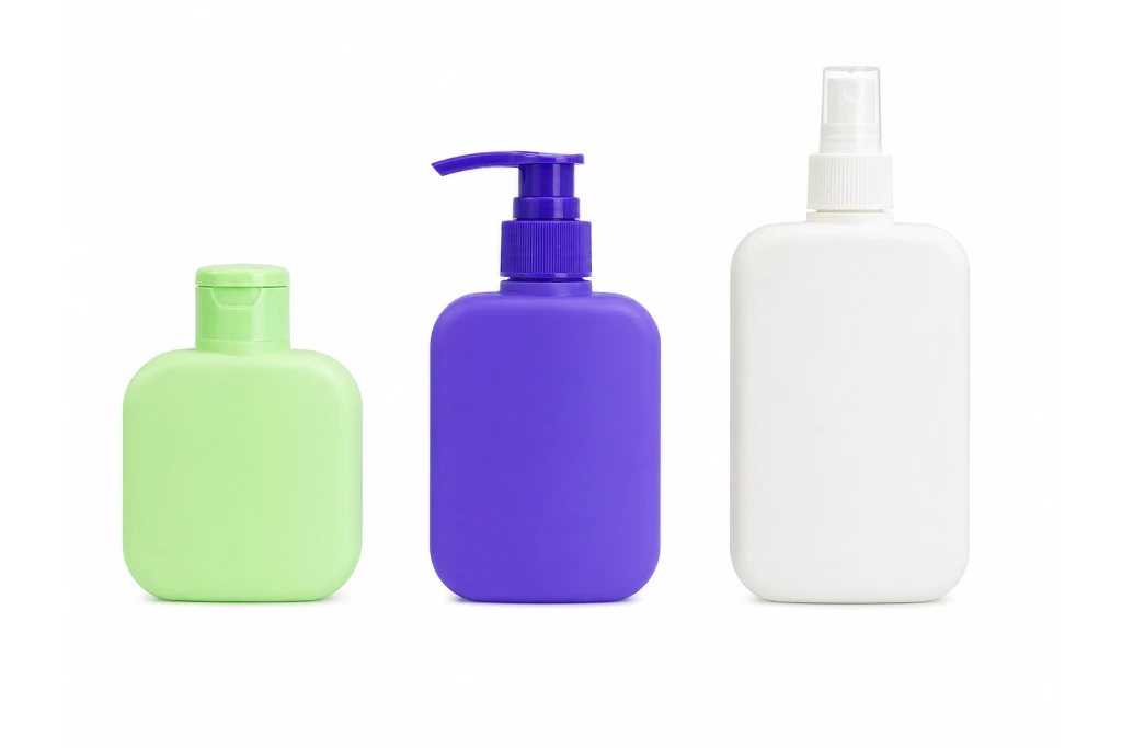 Premium Soft touch Flat HDPE Bottle